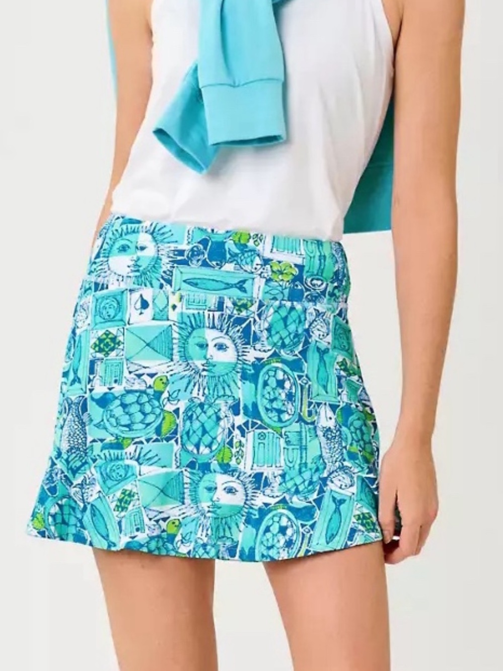 Lilly Pulitzer UPF 50+ Luxletic Zadora High Rise Skort